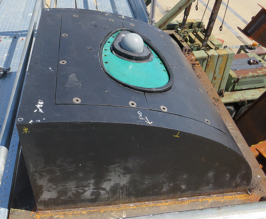Columbia class sail top plate.