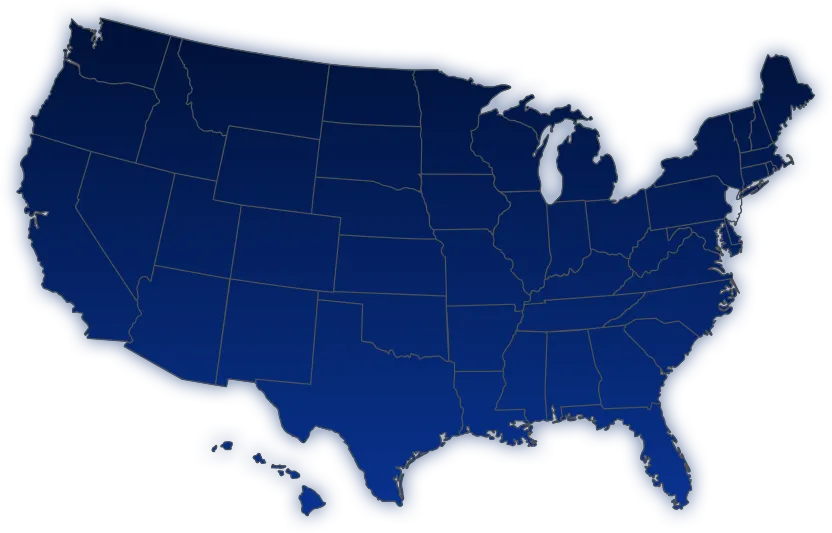 United States map.