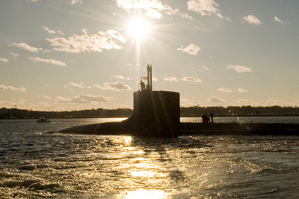 A Barracks Barge on the water.